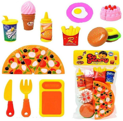 

M-Alive MaC Donald's Restaurant Role Pretend Play Fast Food Set pizza Set
