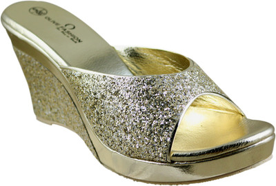

Olive Fashion Women Gold Wedges