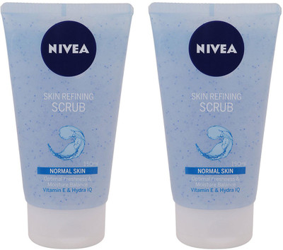 

Nivea Skin Refining Scrub Pack of 2 Scrub(150 ml)