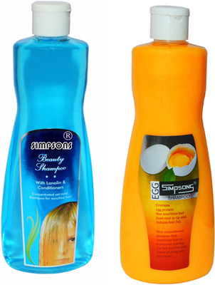 

Simpsons Egg Shampoo with Beauty Lanolin and conditioner.(995 ml)