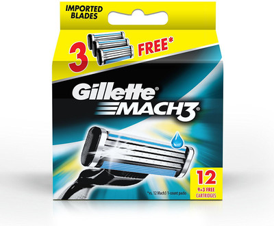 

Gillette Mach3_ Turbo Blade(Pack of 12)