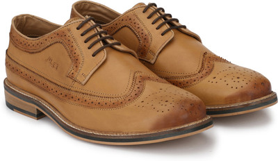 

Mr.CL Genuine Leather Corporate Casuals For Men(Beige, Tan