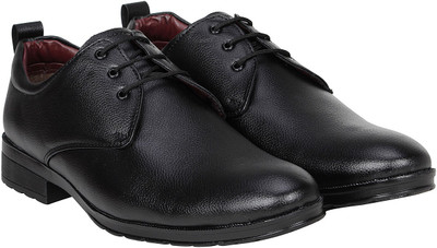 

Bachini Office wear black formal shoe Derby For Men(Black
