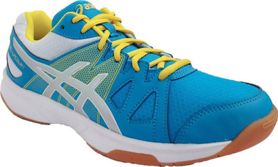

Asics Badminton Shoes For Men(Blue, Grey, Diva blue/silver/vibrant yellow
