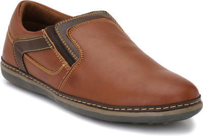 

Levanse Boat Shoes For Men(Brown, Matte brown