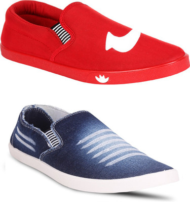 

Cox Swain Loafers For Men(Multicolor, Red