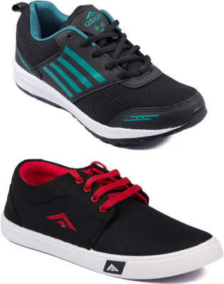

Asian Men Casual & Running Shoes Combo Pack of 2 For Men(Multicolor