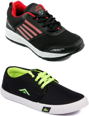 

Asian Men Casual & Running Shoes Combo Pack of 2 Running Shoes For Men(Multicolor
