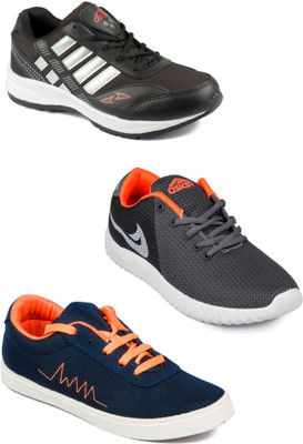 

Asian Men Casual & Running Shoes Combo Pack of 3 Running Shoes For Men(Multicolor
