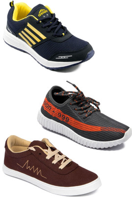 

Asian Men Casual & Running Shoes Combo Pack of 3 Running Shoes For Men(Multicolor