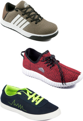 

Asian Men Casual & Running Shoes Combo Pack of 3 Running Shoes For Men(Multicolor