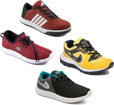 

Asian Men Casual & Running Shoes Combo Pack of 4 Running Shoes For Men(Multicolor, Multocolor