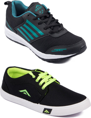 

Asian Men Casual & Running Shoes Combo Pack of 2 Running Shoes For Men(Multicolor