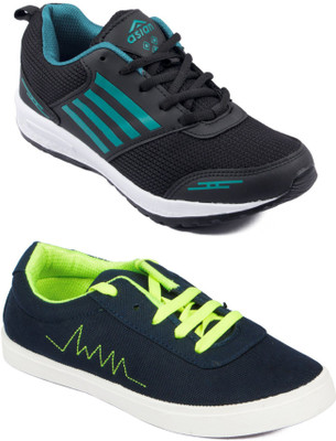 

Asian Men Casual & Running Shoes Combo Pack of 2 Running Shoes For Men(Multicolor
