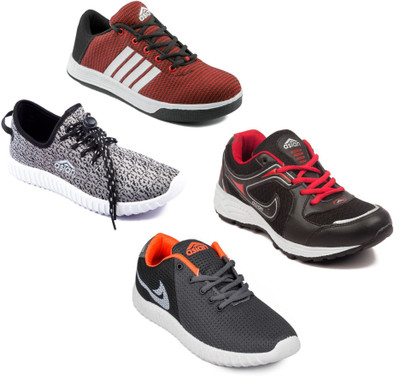 

Asian Men Casual & Running Shoes Combo Pack of 4 Running Shoes For Men(Multicolor, Multocolor