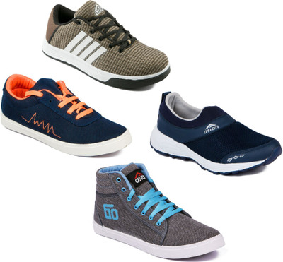 

Asian Men Casual & Running Shoes Combo Pack of 4 Running Shoes For Men(Multicolor
