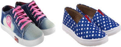

Bella Toes Combo of 2 casual shoe Sneakers For Women(Multicolor