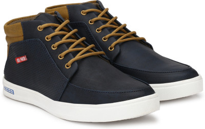 

Alex Martin High Top Casuals For Men(Blue, Brown