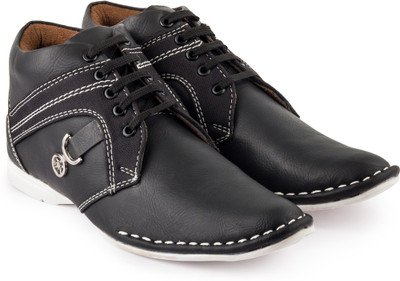 

Big Wing Black Casual Shoes For Men(Grey)