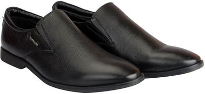 

Hush Puppies Hush Puppies Black Leather Shoes For Men Derby For Men(Black