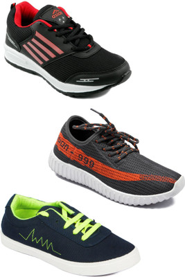 

Asian Men Casual & Running Shoes Combo Pack of 3 Running Shoes For Men(Multicolor
