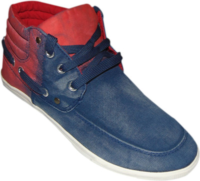 

G S Footwear Casuals For Men(Blue, Red, Multicolor