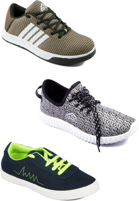 

Asian Men Casual & Running Shoes Combo Pack of 3 Running Shoes For Men(Multicolor