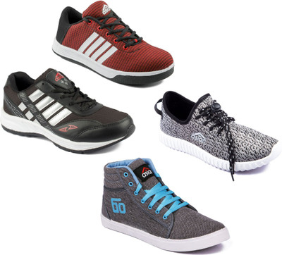 

Asian Men Casual & Running Shoes Combo Pack of 4 Running Shoes For Men(Multicolor