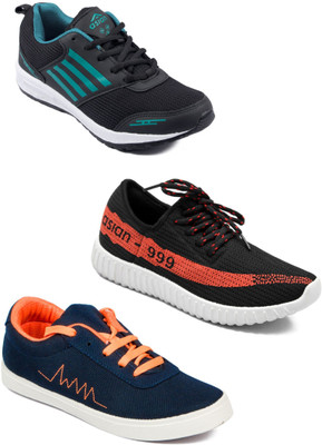 

Asian Men Casual & Running Shoes Combo Pack of 3 Running Shoes For Men(Multicolor