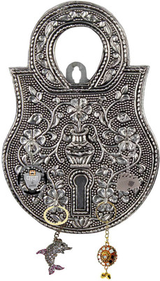 

Panchal Choice Aluminium Decorative Platter(Silver)