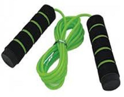 

Cosco Skip PVC Jump Rope, 275 cm Speed Skipping Rope(Green, Length: 305 cm), Black