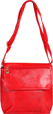 

Howdy Women Casual Red PU Sling Bag