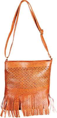 

Howdy Women Casual Brown PU Sling Bag