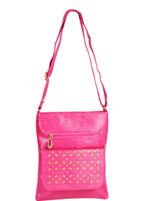 

Howdy Women Casual Pink PU Sling Bag