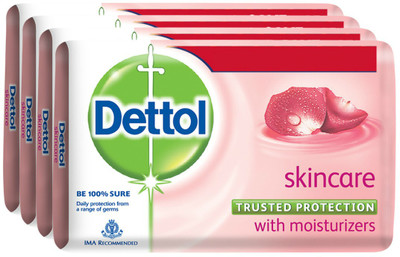 

Dettol Skincare Soap(500 g, Pack of 4)