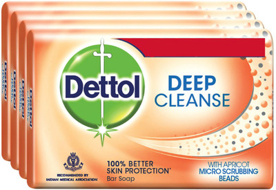 

Dettol Deep Cleanse Soap(300 g, Pack of 4)