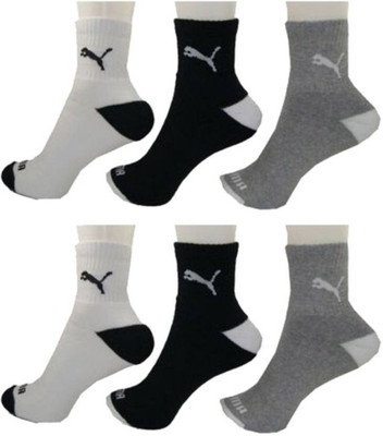 Puma Men & Women Solid Ankle Length Socks(Pack of 3) available at flipkart for Rs.398