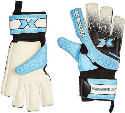 

Vector X Absolute 10 Football Gloves (Free Size, Blue, White)
