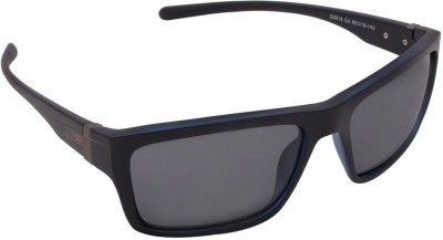 Gio Collection Rectangular Sunglasses(For Men, Grey)