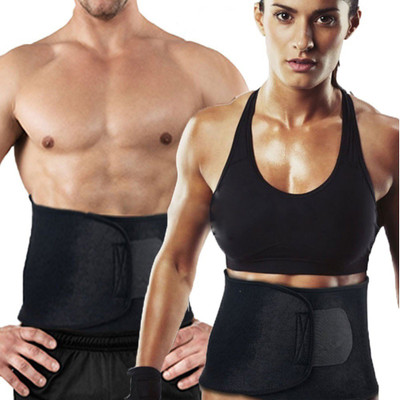 

Khargadham Hot Shapers Sweat Waist Trimmer / Slimming Belt (Black) Waist Support(Black