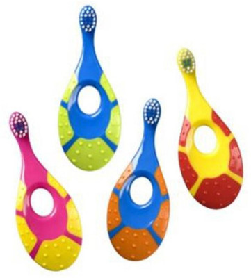 

jordan Step by Step 0-2 Years Pack of 4 (Color May Vary) Extra Soft Toothbrush(Pack of 4)