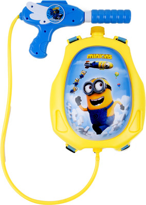 

FIZZYTECH HOLI WTER GUN WITH PRESSURE WITH BACK HOLDING TANK (MINIONS YELLOW)(Yellow)