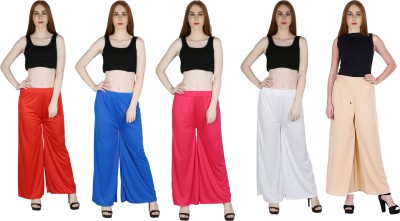 MARAMI Regular Fit Women Red, White, Blue, Pink, Beige Trousers