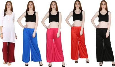 MARAMI Regular Fit Women Red, Blue, Maroon, Black, Pink Trousers