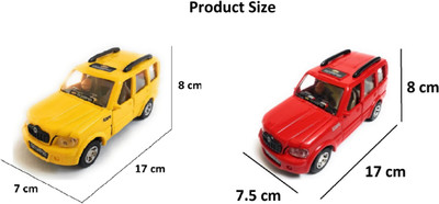 

The Game Begins Combo Toys of Scorpio Car, Yellow and Red, Set of 2 Toys(Multicolor)