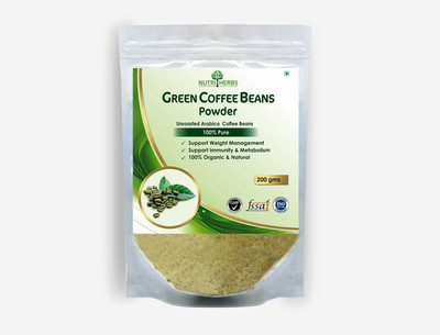 

Nutriherbs 100% Pure And Natural Green Coffee Beans Powder - 200 Gm (Pack Of 1)(200 g)