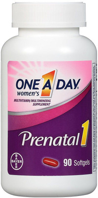 

One A Day Prenatal 1, 90 Softgels(90 No)