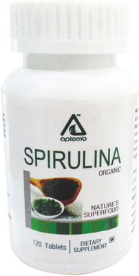 

Aplomb Organic Spirulina Tablets Manufactured by E.I.D. Parry (IN) LTD - 120 tablets (500mg Each)(120 No)