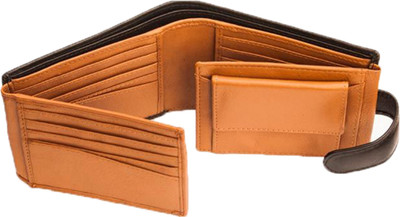 

Toughstance Men Tan Genuine Leather Wallet(21 Card Slots), Brown-tan