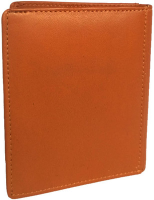 

NUKAICHAU Men Brown Genuine Leather Wallet(5 Card Slots)